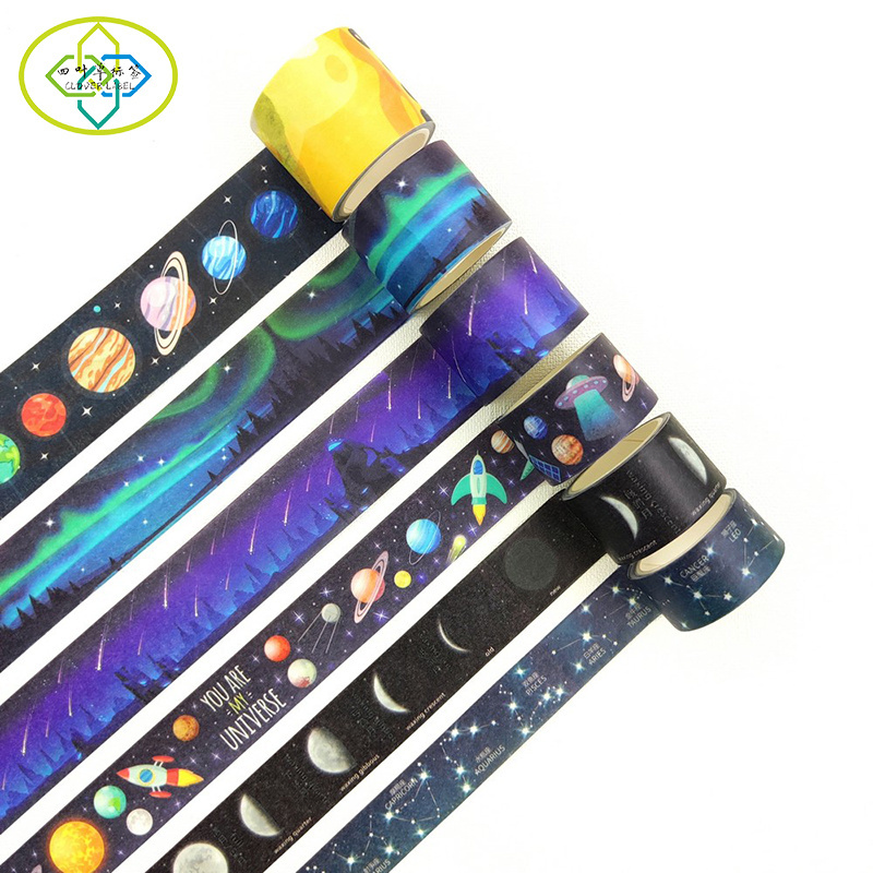 Hot Sales Masking Paper Luminous Tape self-adhesive green glow in the dark washi tape custom