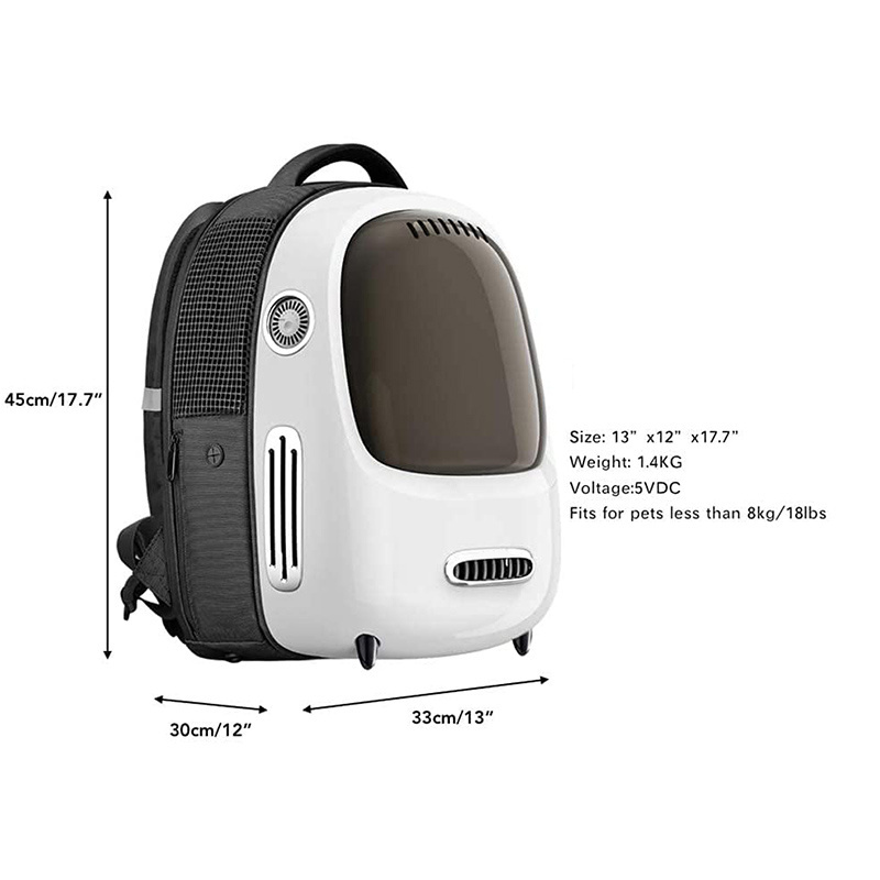 Backpack Padded Strap  dogs carriers Lightweight Ventilated Comfortable hard-Sided Pet Carrier for Travel Hiking Walking Outdoor