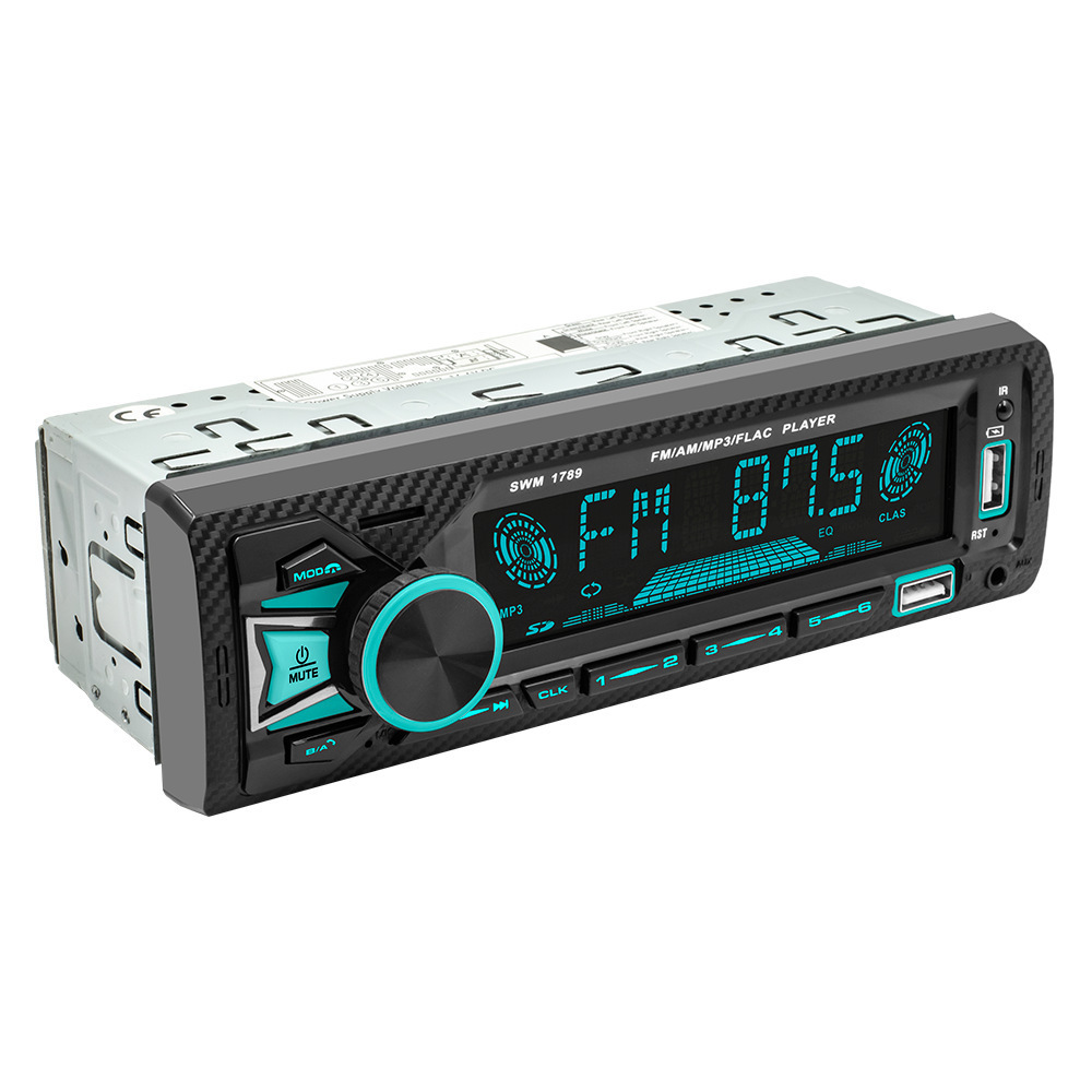 SWM 1789 Car MP3 Stereo Radio App Control BT AUX Input TF USB Single 1 DIN Head Unit With Car Finder Function