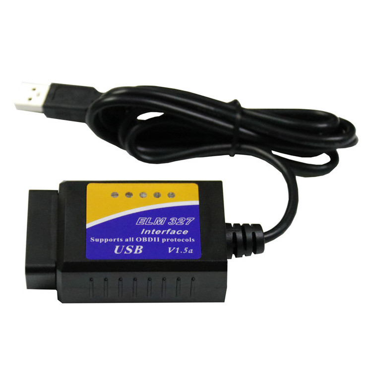 C04HU-1 Top Selling Mini Professional Code Reader Car Elm327 V1.5 Elm327 Software Diagnostic Tools Obd2 16Pin Obd2 To Usb Cable