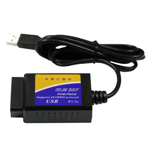 C04HU-1 Top Selling Mini Professional Code Reader Car Elm327 V1.5 Elm327 Software Diagnostic Tools Obd2 16Pin Obd2 To Usb Cable