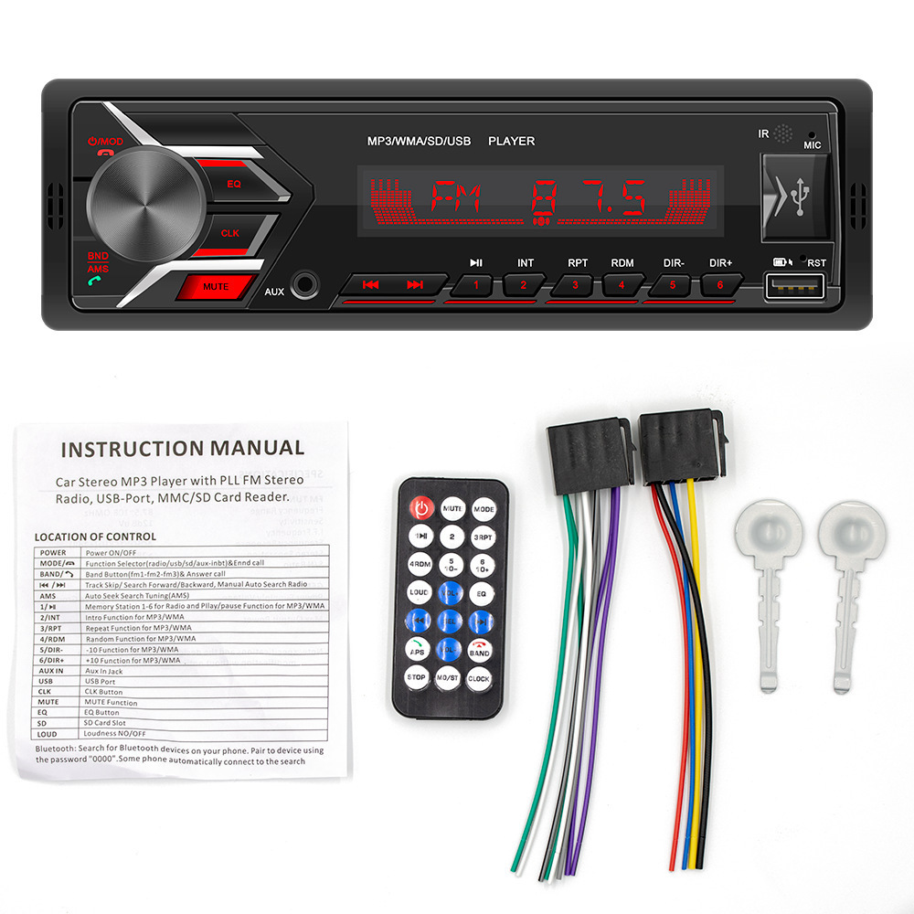 503 car mp3 Car Radio Output FM Stereo Radio Hot seller Head Unit 503 USB Stereo Player Audio Music Stereo 503