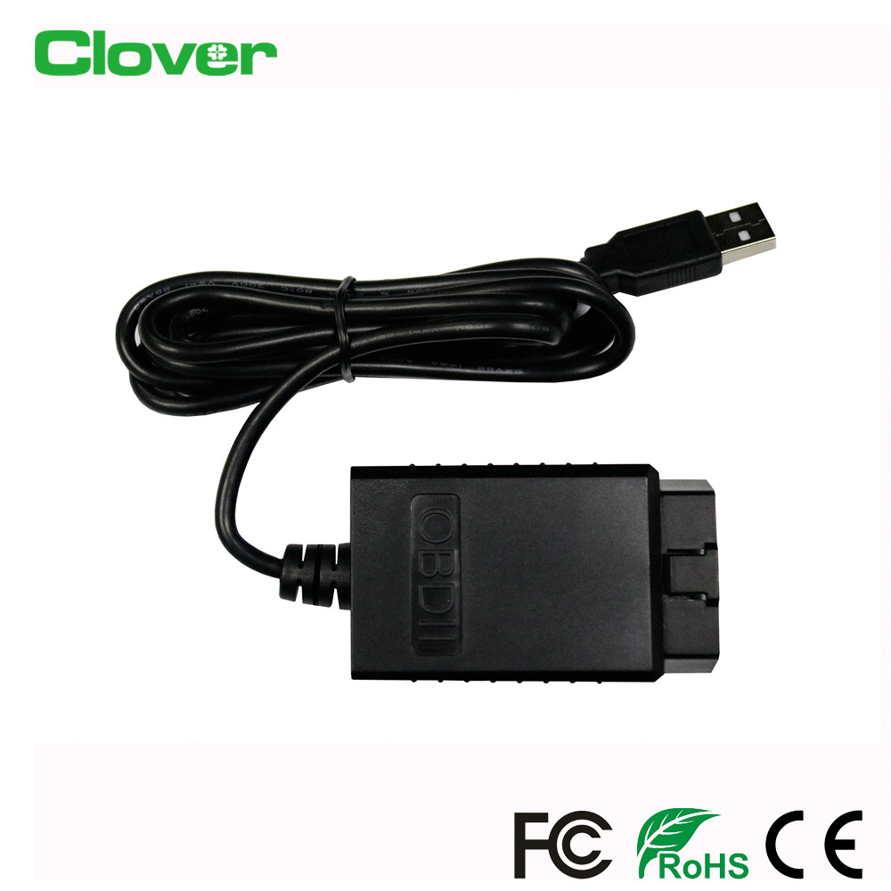 C04HU-1 Top Selling Mini Professional Code Reader Car Elm327 V1.5 Elm327 Software Diagnostic Tools Obd2 16Pin Obd2 To Usb Cable