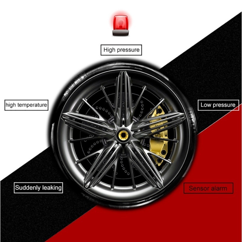 BLE TPMS Low Energy For Android and IOS 4PCS/Set Sensors  4.0 Car External Sensor TPMS Tire Pressure Monitoring System