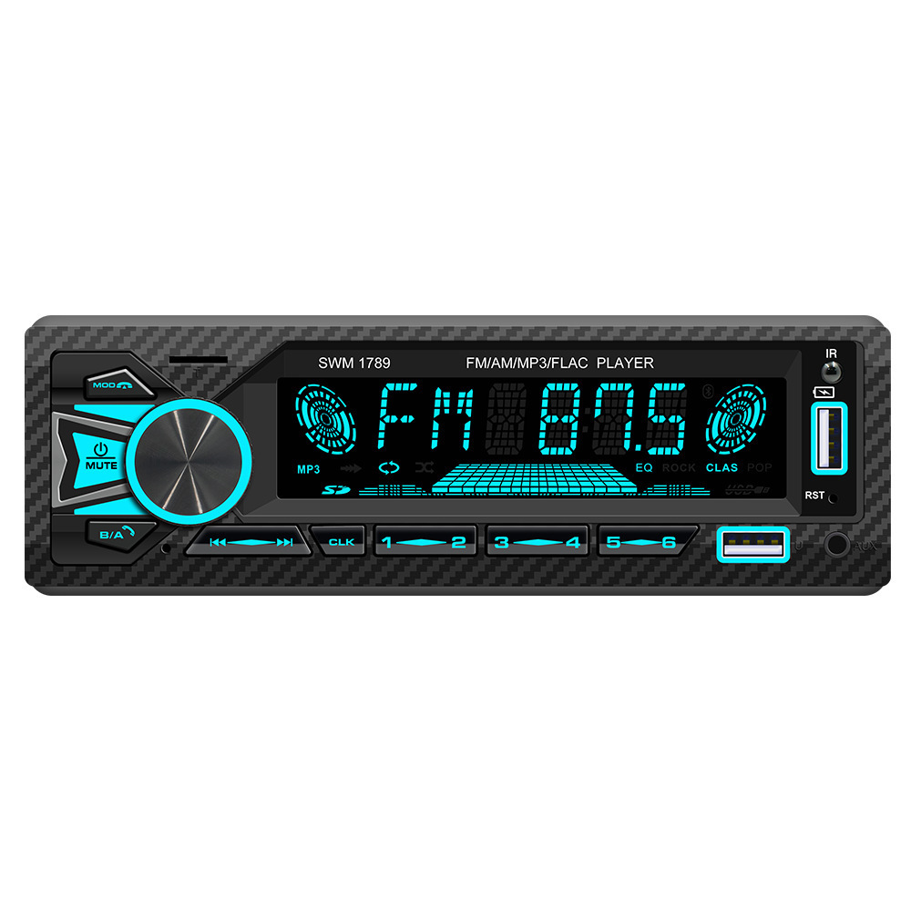 SWM 1789 Car MP3 Stereo Radio App Control BT AUX Input TF USB Single 1 DIN Head Unit With Car Finder Function