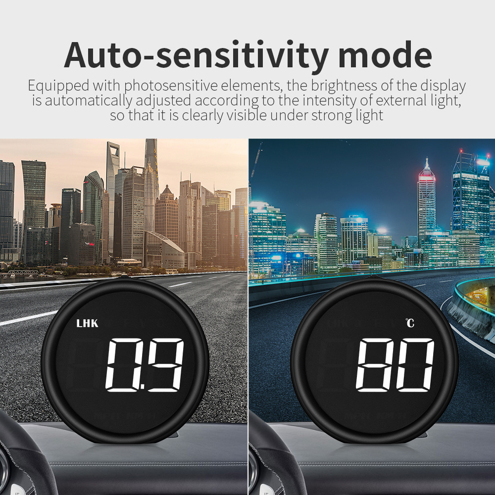 2022 TOP quality B1 Auto diagnostic tool automotive hud head up display universal OBD2 gauge hud display for car