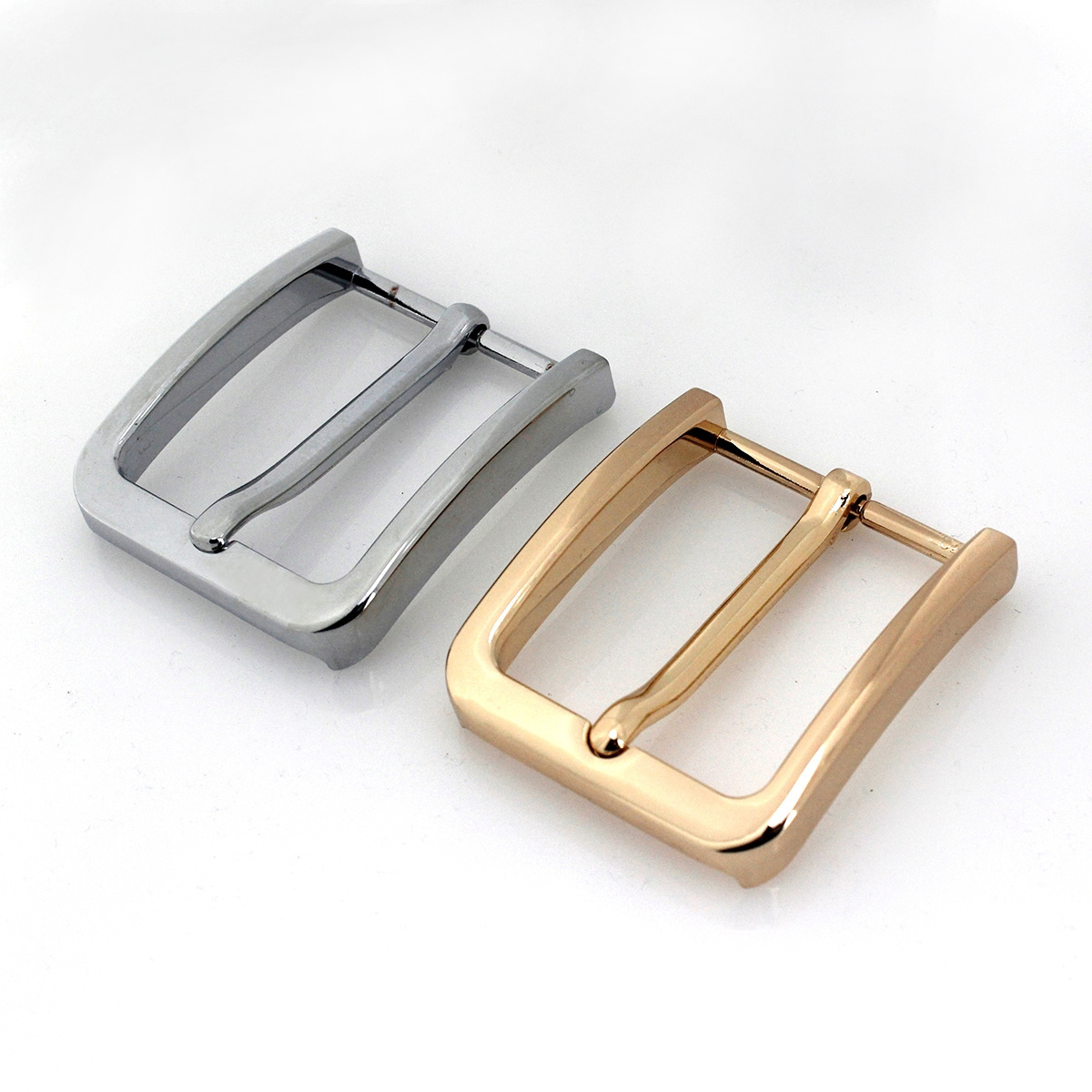 40mm Silver/Light Gold Men's Waistband Buckle High Quality Alloy Leather Craft Belt Accessories Pin Buckle Belt Buckle