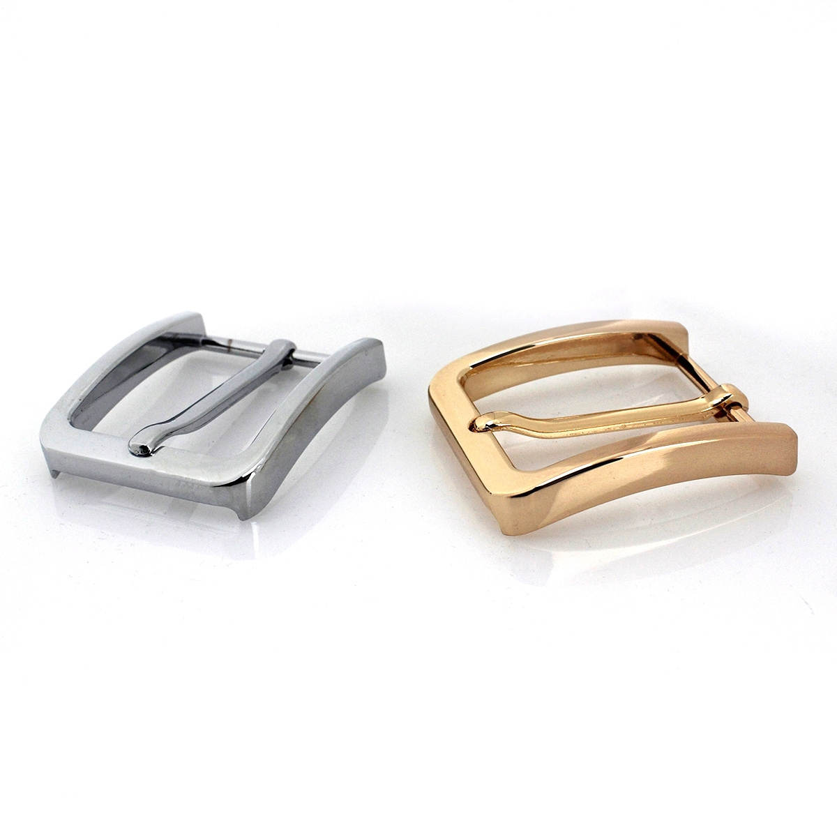 40mm Silver/Light Gold Men's Waistband Buckle High Quality Alloy Leather Craft Belt Accessories Pin Buckle Belt Buckle