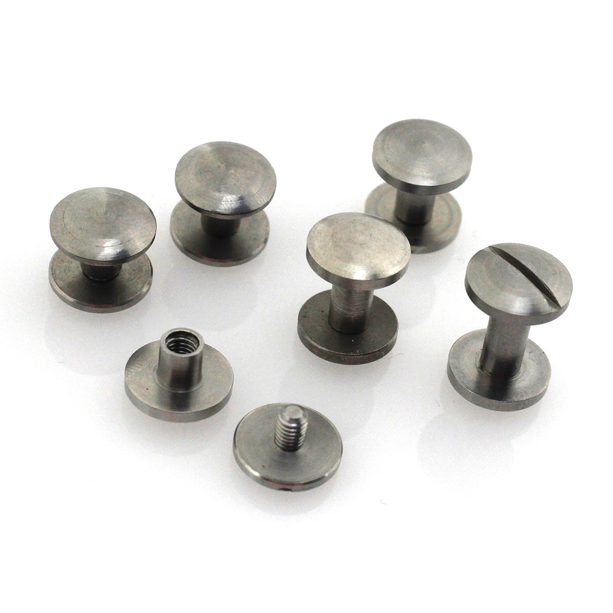 Stainless Steel Binding Chicago Screws Curved Head Nail Stud Rivet Photo Album Leather Craft Stud Belt Wallet Fasteners 10mm cap