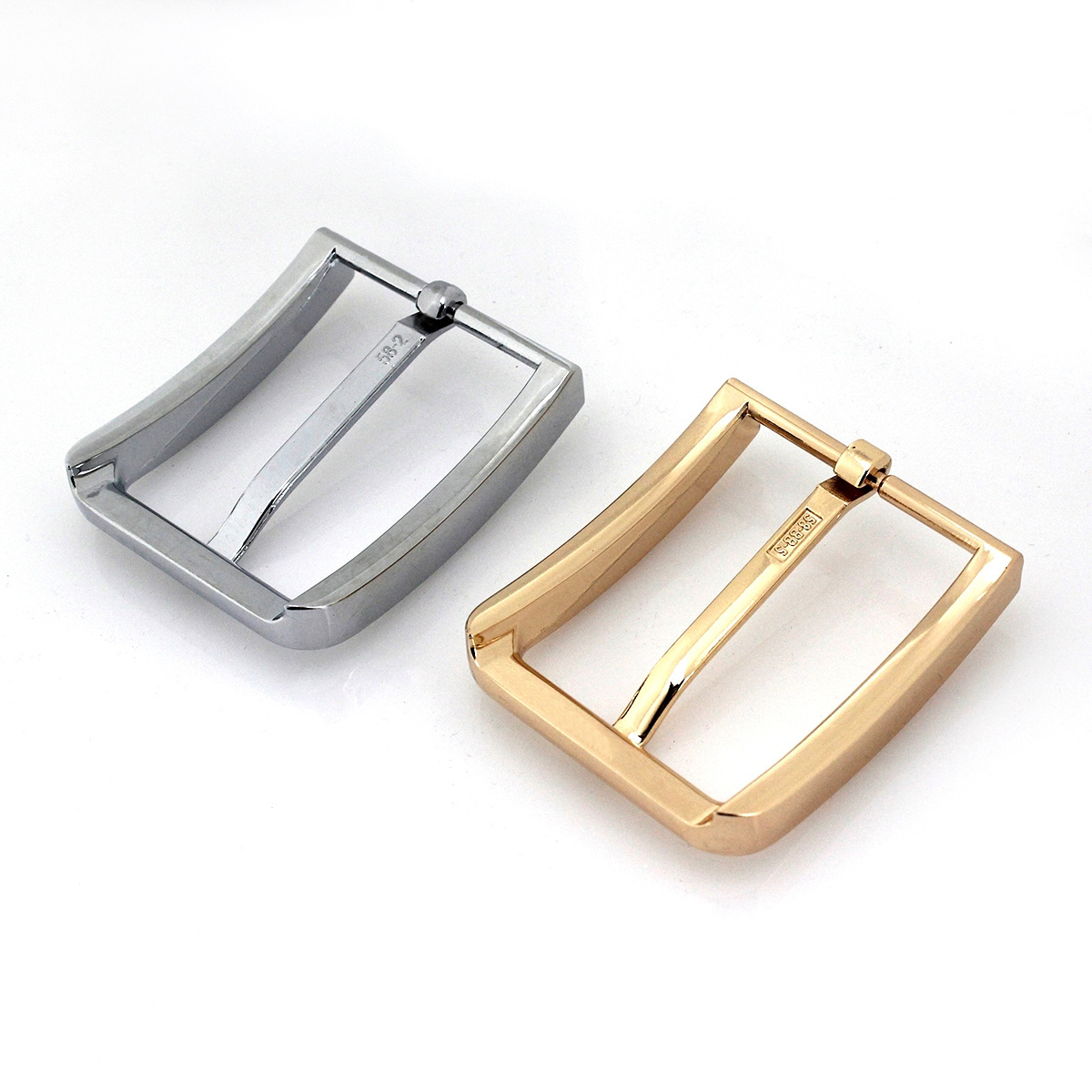 40mm Silver/Light Gold Men's Waistband Buckle High Quality Alloy Leather Craft Belt Accessories Pin Buckle Belt Buckle