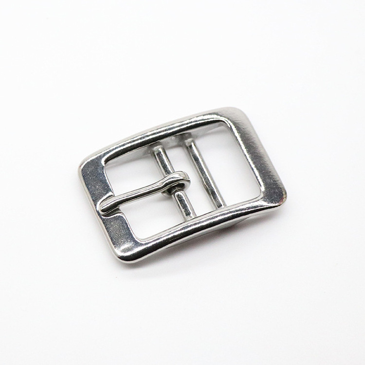 Stainless Steel 2 Bar Belt Buckle Pin Buckle for Leather Craft Strap Horse Bridle Halter Adjustment Buckle