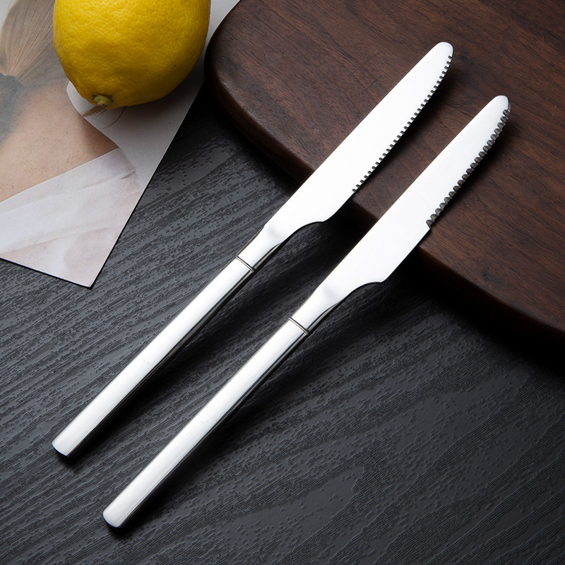 Hotel Supply Utensil Titanium Tableware Flatware Sets Spoon and Fork Set Stainless Steel Cutlery Set Bulk Restaurant Silverware