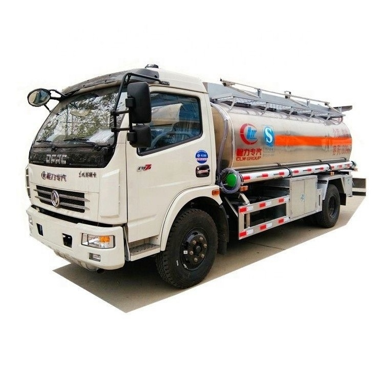 top sell right hand drive fuel tanker truck 8000L Aluminium refueling tanker truck