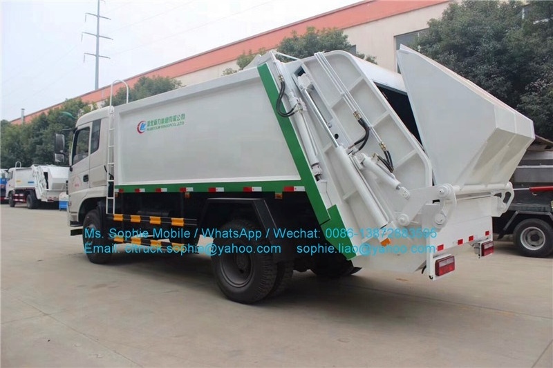 Foton Forland 4x2 self loader garbage truck trash compactor trucks garbage compactor truck