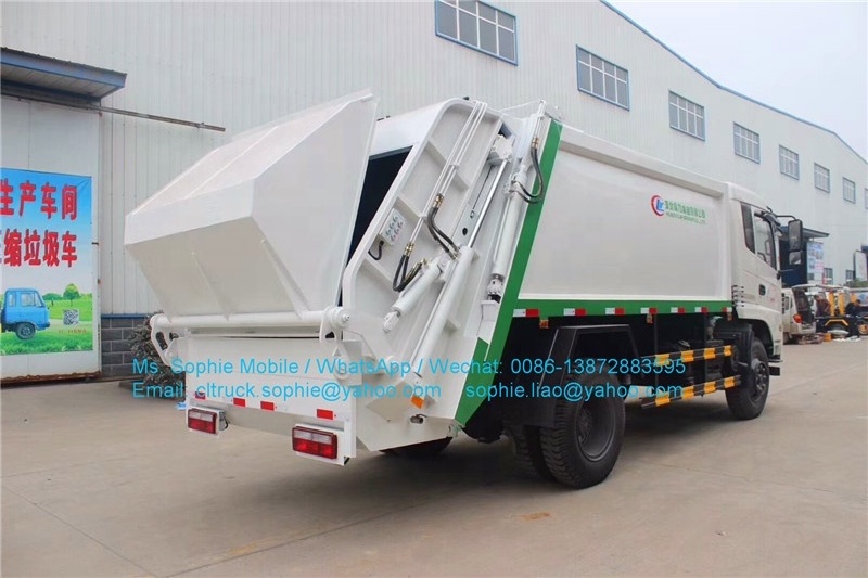 Foton Forland 4x2 self loader garbage truck trash compactor trucks garbage compactor truck