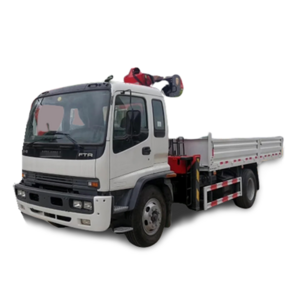 Japan Truck Mounted Fold Arm  Crane 18T Lifting Capacity Folding Arm Truck With Crane