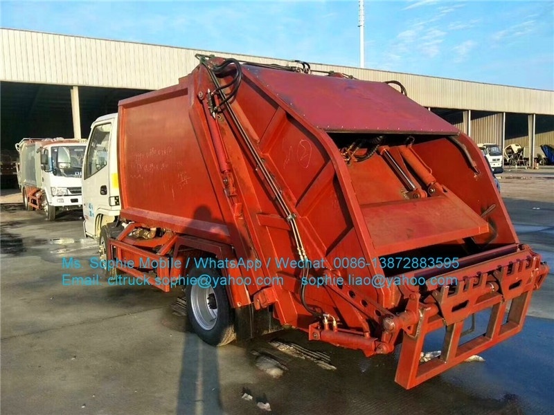 Foton Forland 4x2 self loader garbage truck trash compactor trucks garbage compactor truck