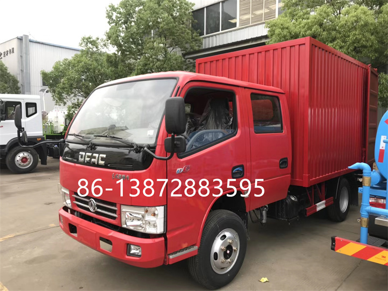 6 wheels 6 tons small cargo box van truck for special goods transport and delivery Dongfeng brand