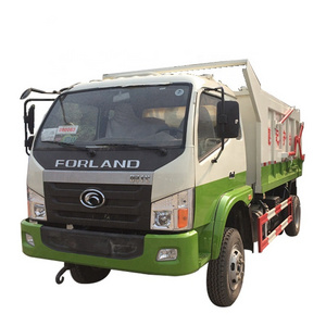 Foton Forland 4x2 self loader garbage truck trash compactor trucks garbage compactor truck