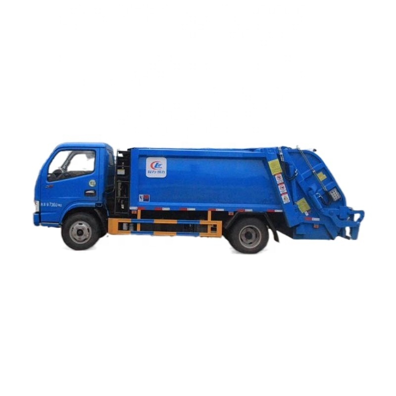 DongFeng mini rear loader garbage trucks refuse compactor garbage disposal truck hydraulic garbage compactor truck