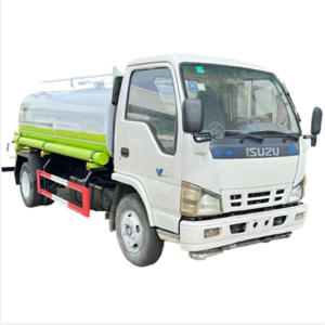 ISUZ Customized 4x2 Water Tanker Transport Truck with 5,000 Liters water tanker with new painting for sales