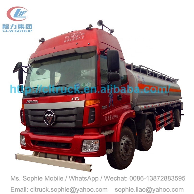 FOTON AUMAN 8x4 fuel dispensing trucks mobile fuel dispenser oil bowser pump tanker trucks