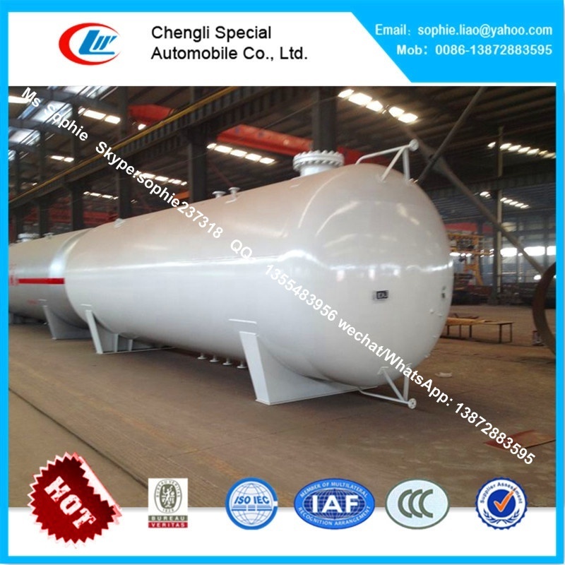 100000L lpg storage tank for Nigeria 42t 100cbm lpg tank pressure storage tank