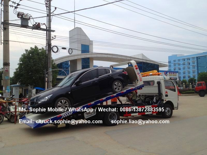 car carrier 5 ton truck winch platform bed under lift flat back trucks tilt tray truck for sale