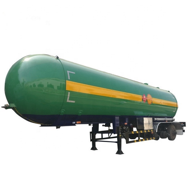 3 Axles 45000 Liters Storage Tanker LPG Gas Tank Semi Trailer for Sale