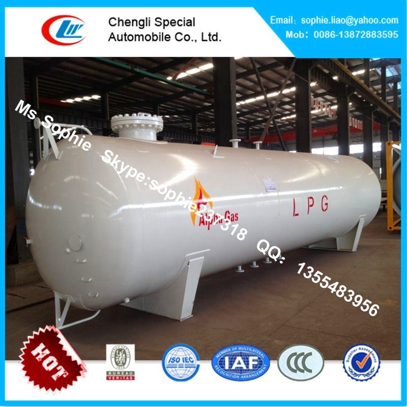 100000L lpg storage tank for Nigeria 42t 100cbm lpg tank pressure storage tank