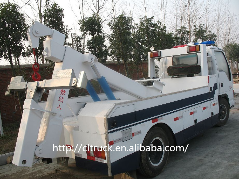 Light Duty Rotator Recovery towing truck body customized 4tons  winches wrecker body For sale