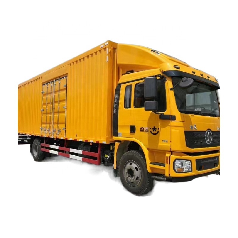 Shanqi Shacma-n  new 4x2 6 wheeler diesel cargo lorry 4 ton light duty 5 ton new box truck for sale