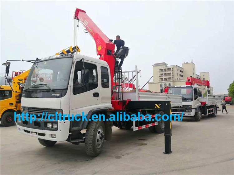 Factory 10 ton knuckle boom truck mounted crane  cheap price for sale