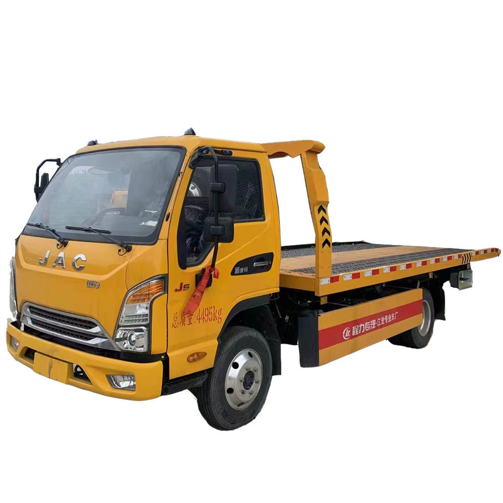 JAC 4x2 3 ton tow truck  flatbed tow trucks & wreckers china manufacture wrecker tow truck bed for sale cheap price