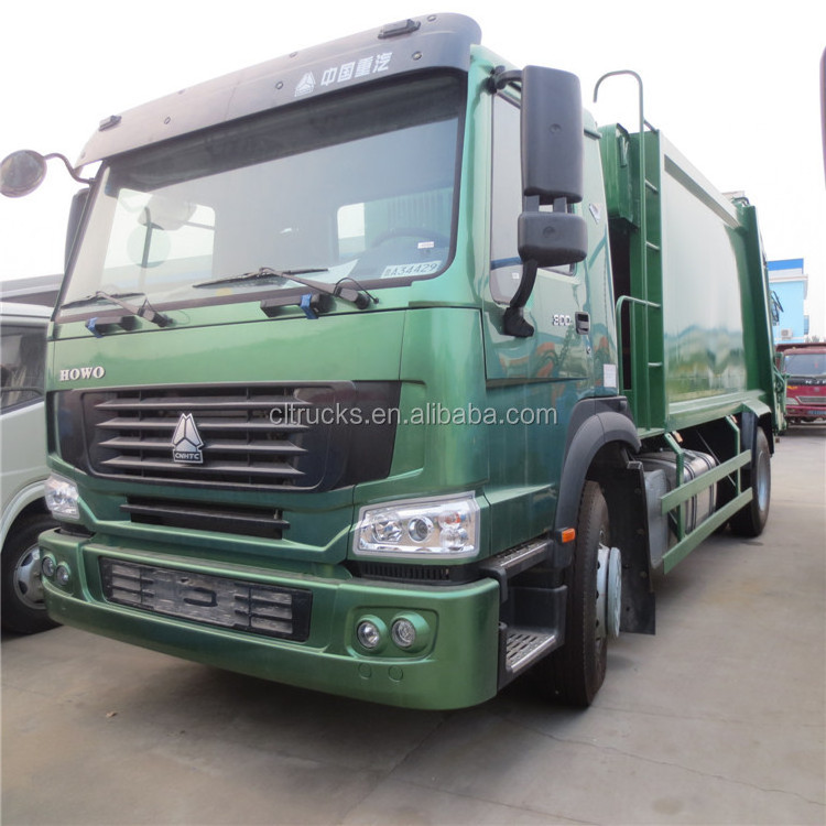 China factory supply garbage truck sinotruk howo 10-12cbm new refuse compactor trucks