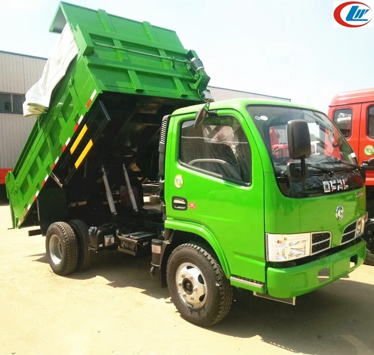 Low price small size sand tipper truck dongfeng 4x2 5 ton tipper truck