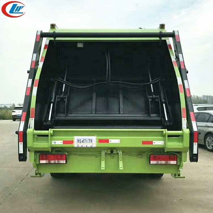 Dongfeng 6 wheel 12000L garbage compactor truck