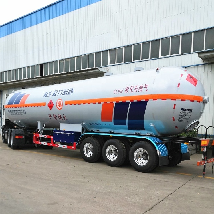 40cbm 50cbm 60cbm lpg gas propane storage tank transport semi trailer price for sale