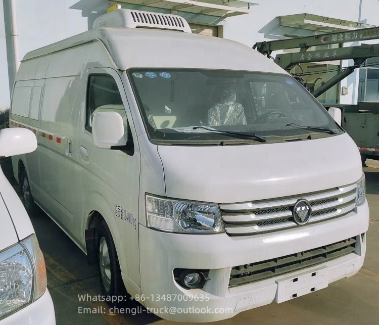 Close van truck Foton View G9 refrigerated van and truck for sale in dubai