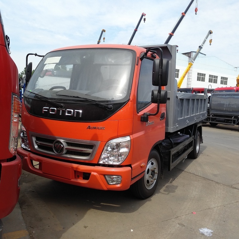 Foton LHD/RHD 4x2 mini tipper truck 3 Ton Light dump truck for sale