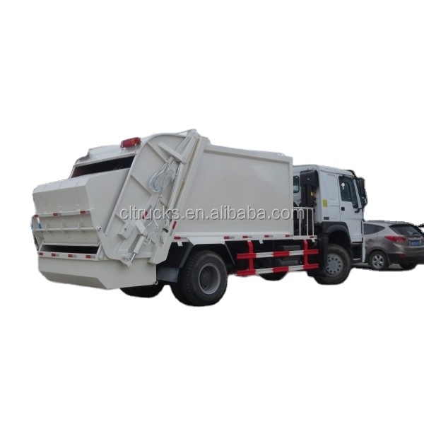 China factory supply garbage truck sinotruk howo 10-12cbm new refuse compactor trucks