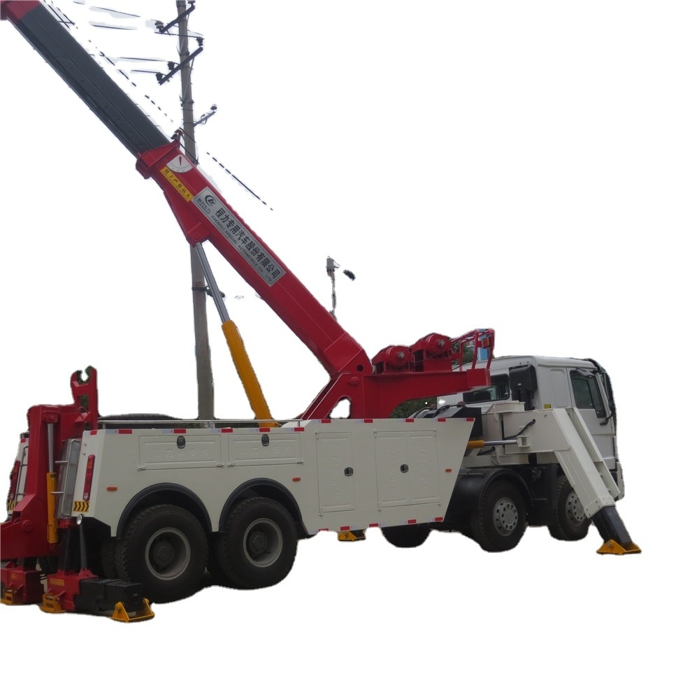 China 8x4 40 ton towing 25ton lifting capacity towing wrecker truck for sale