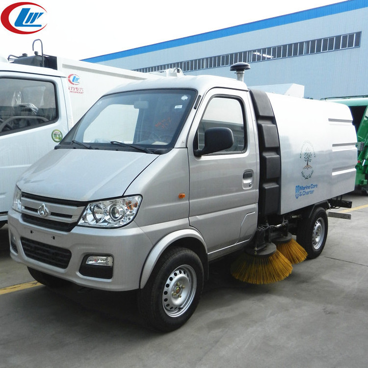 CLW brand 2500 liters mini truck street sweeper