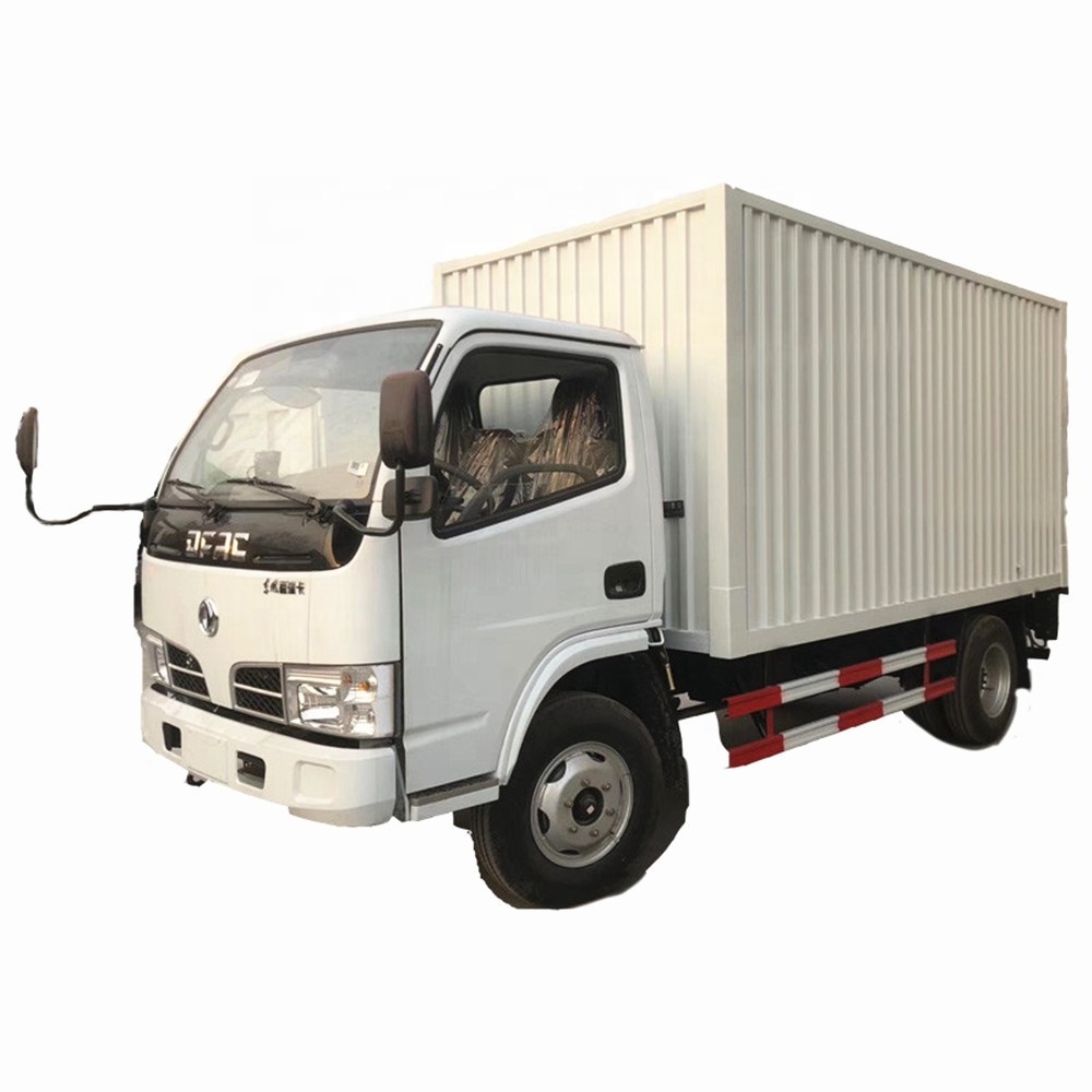 Self loader cargo truck Dongfeng 4x2 4x4 3ton 3.5ton 4ton van box cargo truck with hydraulic tail lift