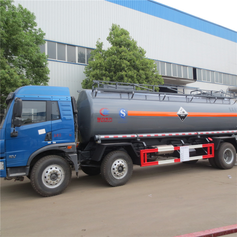 jiefang 6*2 chemical tanker truck liquid oxygen transport tank truck