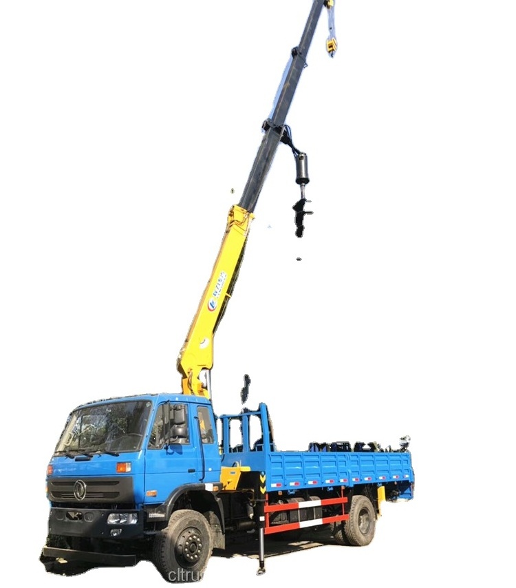 High performance Dongfeng 4x2 crane truck with drill