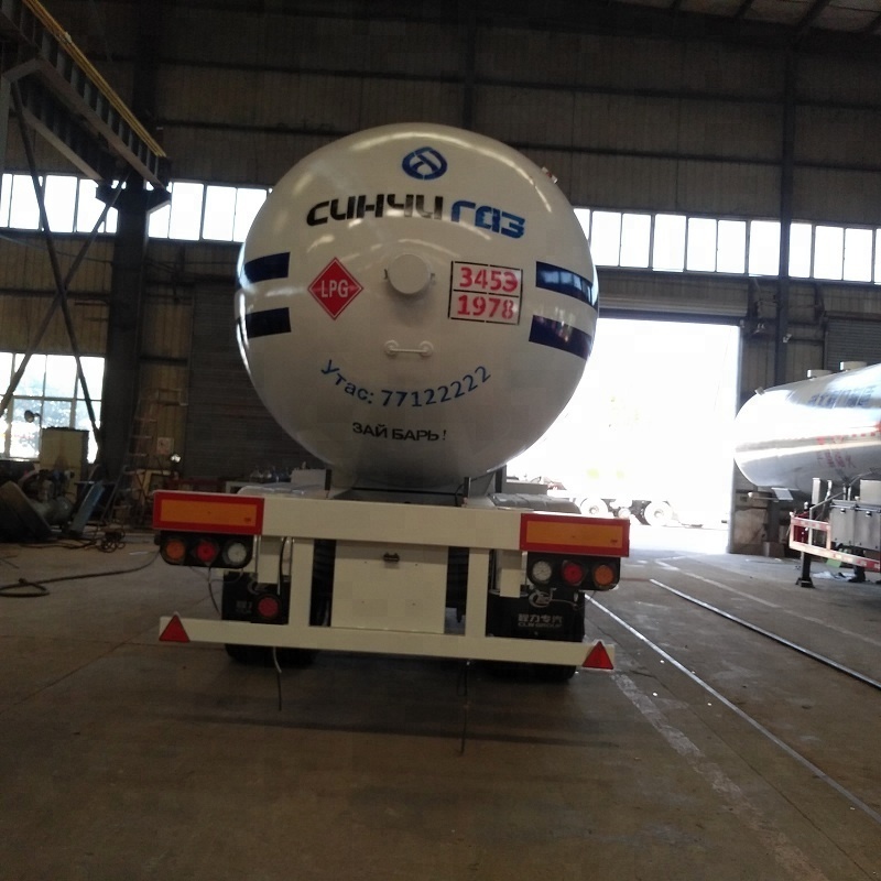 New Design 40m3 oil diesel transportation widely used liquefied Petroleum LPG tanks semi trailer trucks lpg tanker