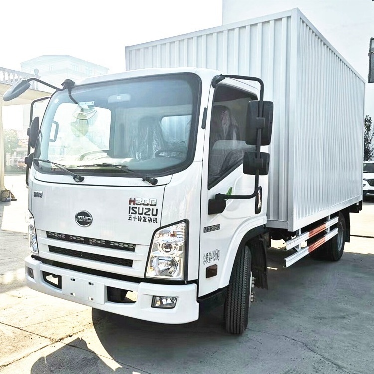 Mini 4x4 cargo 4x2 box  price of delivery truck 3ton lorry truck dimensions wing van fence truck