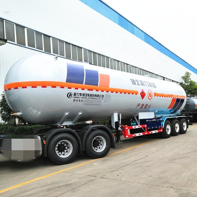 40cbm 50cbm 60cbm lpg gas propane storage tank transport semi trailer price for sale