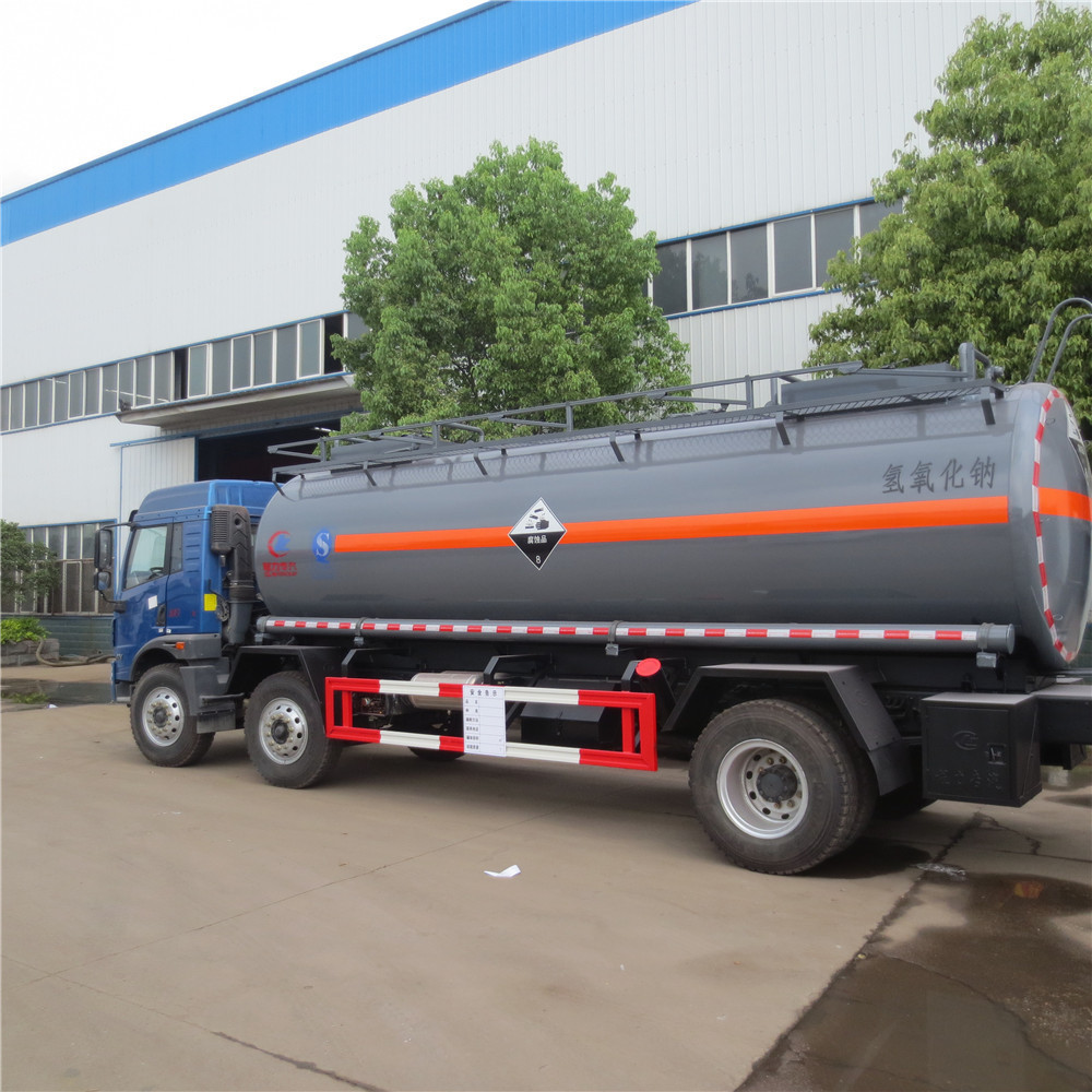 jiefang 6*2 chemical tanker truck liquid oxygen transport tank truck